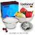Coobinox® Edelstahl-Rührschüssel, Netzsieb und Dampfgestell 3-teiliges Set (CO-1119)